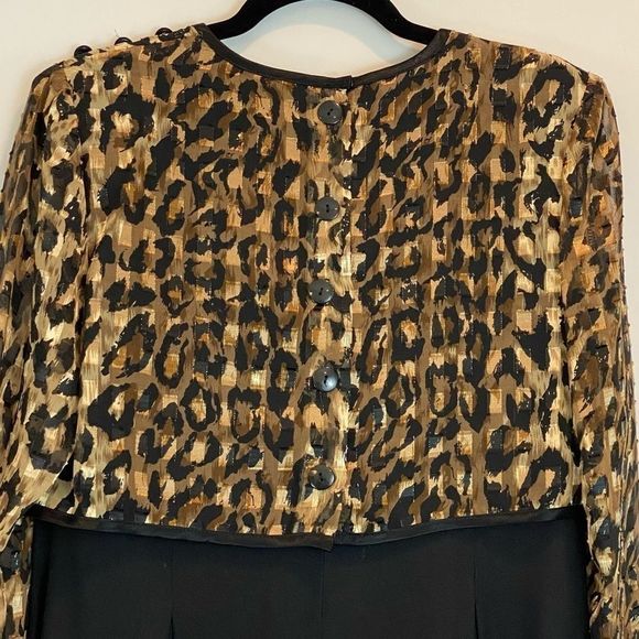 VTG Jeffery & Dara Cheetah Wide Leg 8 - Picture 2 of 10